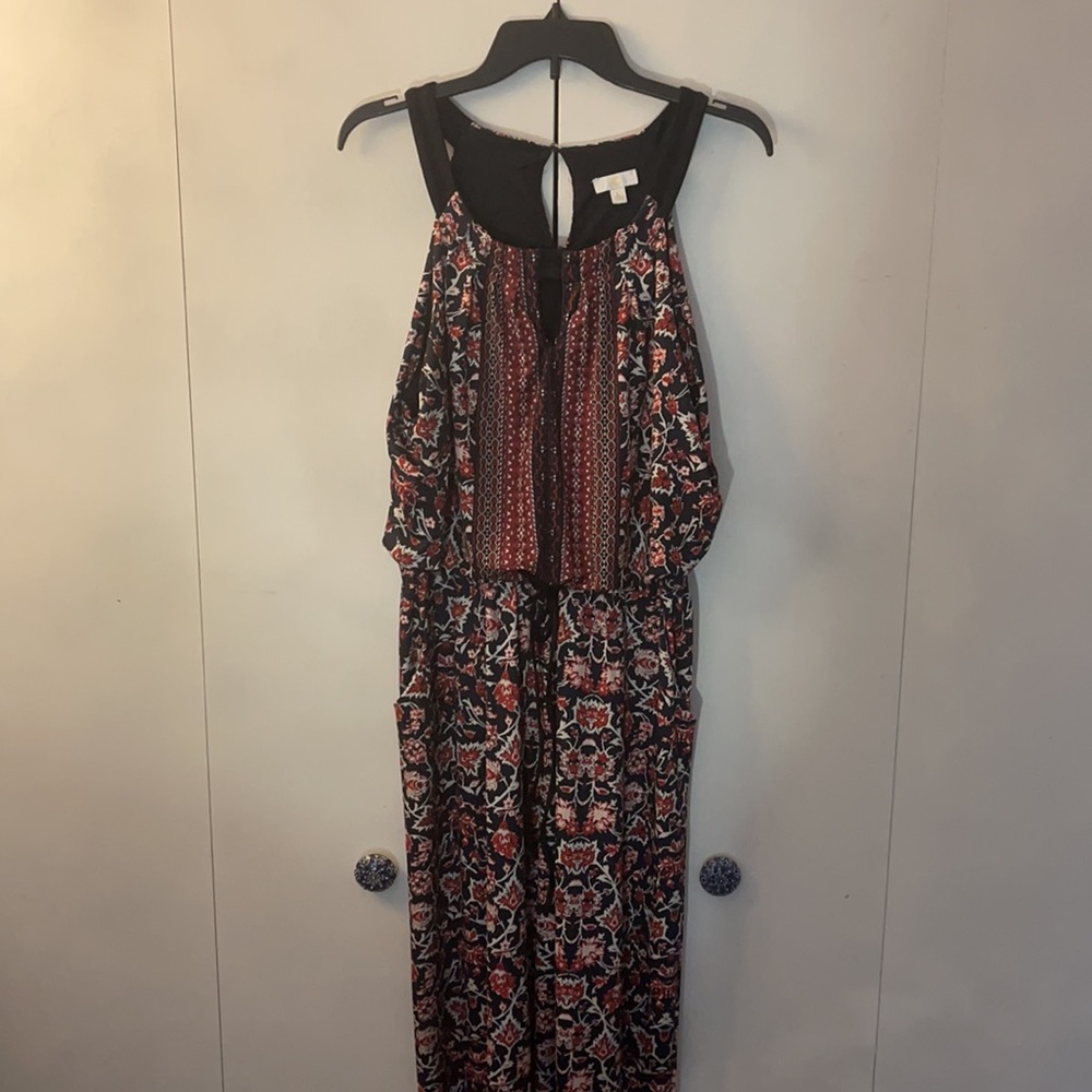 Floor length pant suit